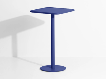 WEEK-END - Square powder coated aluminium high table by Petite Friture - view 2